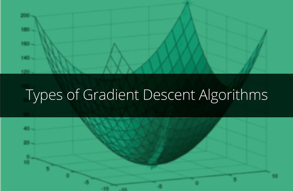 Types of Gradient Descent Algorithms